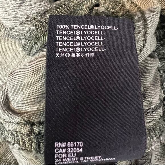 Anthropologie Green Camo Camouflage Leda Utility Joggers Lyocell - Picture 11 of 14